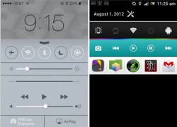 Loạt tính năng iOS 7 lấy ý tưởng từ Android