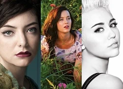 Lorde rủ Katy Perry và Miley Cyrus thống trị Billboard