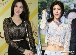 Mặc crop top dài tay tinh tế như 'sao'