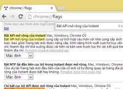 Mang giao diện newtab cũ của Chrome trở lại