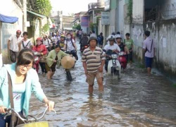 Mưa xuống, lũ lên, ĐBSCL mênh mông nước ngập