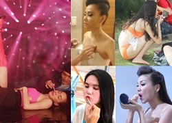 Muôn vàn tư thế trang điểm "cực độc" của sao Việt