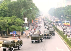 Nghi thức hộ tống linh cữu Đại tướng Võ Nguyên Giáp đã sẵn sàng