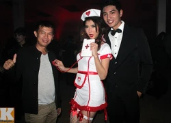 Ngọc Quyên làm y tá sexy trong đêm Halloween