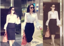 Ngọc Trinh "khoe" loạt street style quyến rũ trên đường phố Hàn Quốc