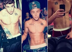 Những bức hình 'khoe thân' đẹp nhất của Justin Bieber