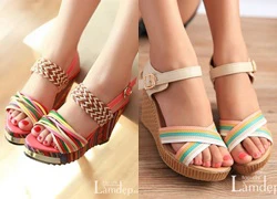 Sandal sắc màu cá tính