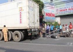 Tai nạn giao thông, một người bị xe container cán chết