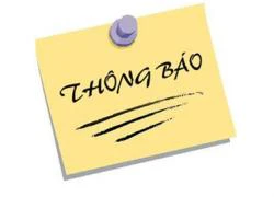 Thông báo về việc 'đi vệ sinh'