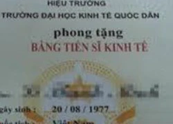 Thu hồi bằng tiến sĩ vì đạo luận văn