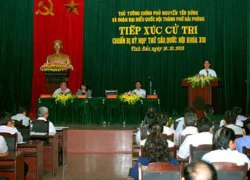 Thủ tướng tiếp xúc cử tri Hải Phòng