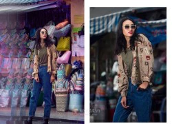 Trang Khiếu "khoe" street style Thu nổi bật trên đường phố Sài thành