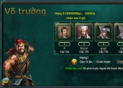 Võ Trường Tính năng vượt trội của dòng game Tam Quốc