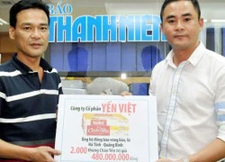 Yến Việt tặng đồng bào vùng bão gần 500 triệu đồng