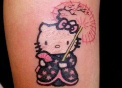 8 mẫu hình xăm Hello Kitty đáng yêu cho nàng