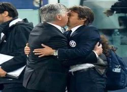 Ancelotti "khóa môi" với... Conte