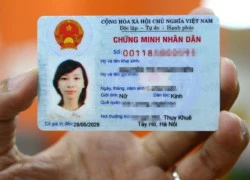 Ban hành mẫu Chứng minh nhân dân mới