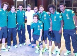 Beckham được tuyển Brazil chào đón nồng nhiệt