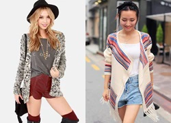 Bí quyết diện cardigan dài cực sành điệu