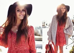 Bí quyết mặc cardigan dài thật sành điệu