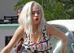 Ca sĩ Rita Ora ngất xỉu trên trường quay