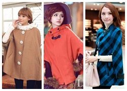 Chào đông với áo cape coat sành điệu