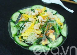 [Chế biến] - Bánh đa xào thập cẩm