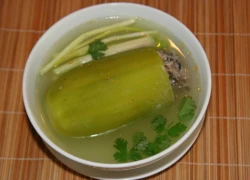 [Chế biến] - Canh bí xanh dồn thịt