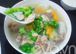 [Chế biến] &#8211; Canh sườn thập cẩm