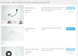 Chợ phụ kiện dành riêng cho Google Glass