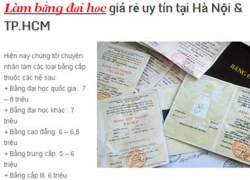 Dễ như đi mua... bằng giả