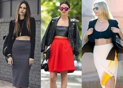 Diện croptop chuẩn trong mùa thu-đông