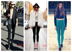 Diện legging những ngày cuối thu