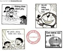 Doreamon chế siêu bựa : Không đánh phụ nữ