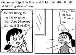 Doreamon siêu chế bựa : 100 bó hoa