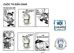 Doreamon siêu chế bựa : Thi bắn cung