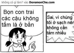 Doreamon siêu chế bựa : Không tắm