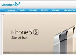 Giá iPhone 5S chính hãng của VinaPhone từ 15,6 triệu