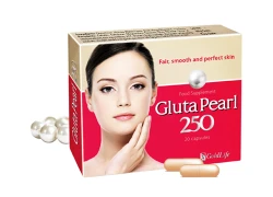 Gluta Pearl 250 cho da trắng mịn, khỏe mạnh