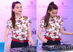 Hồ Ngọc Hà tinh nghịch làm nữ DJ xinh đẹp