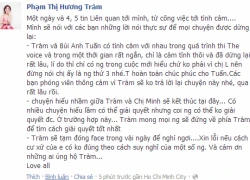 Hương Tràm tuyên bố đóng cửa Facebook, nói về chuyện tự tử