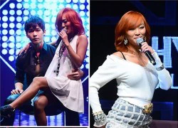 Hyorin nóng bỏng với váy trong suốt sexy