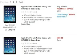 iPad Air bất ngờ hạ giá nhẹ