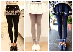 Legging liền váy cho mùa đông thêm điệu đà