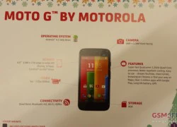 Lộ diện thông số và giá bán Moto G lõi tứ tầm trung