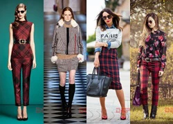 Mặc tartan thanh lịch và sành điệu đến công sở