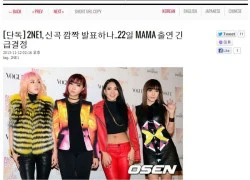 "MAMA 2013" sẽ là sân khấu trở lại của 2NE1