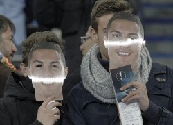 Màn cổ vũ siêu hoành tráng người hâm mộ Real dành cho Cris Ronaldo