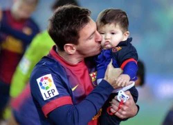 Messi chúc mừng sinh nhật con trai trên mạng xã hội