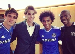 Nadal hân hoan cổ vũ Chelsea